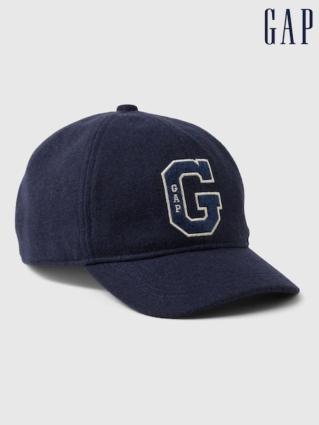 Gap Blue Kids Logo Varsity Baseball Cap (4-10yrs) (E89357) | €20