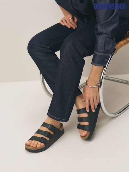 Nero - Birkenstock Florida Papillio Birko Flor Sandals (E89626) | € 135