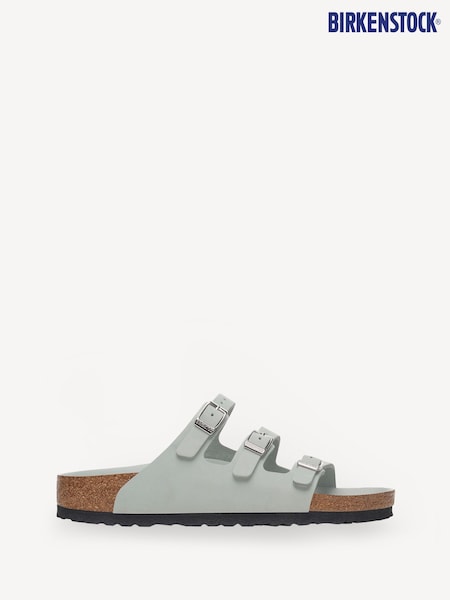 Birkenstock Pure Sage Florida Nubuck Sandals (E89639) | €172