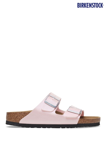 Birkenstock Rose Pink Arizona Birko Flor Sandals (E89648) | €114