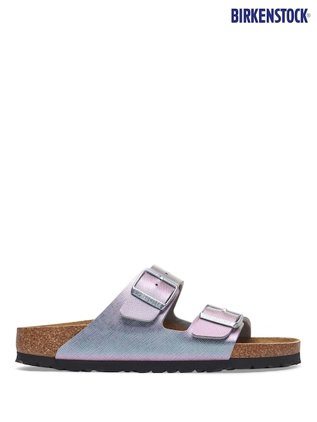 Birkenstock Purple Arizona Birko Flor Sandals (E89649) | €119