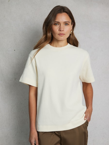 Hay Life White Waffle Boxy T-Shirt (E89658) | R$ 545