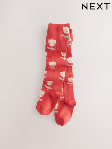 Red Cotton Rich Character Tights (E89771) | AED25 - AED30