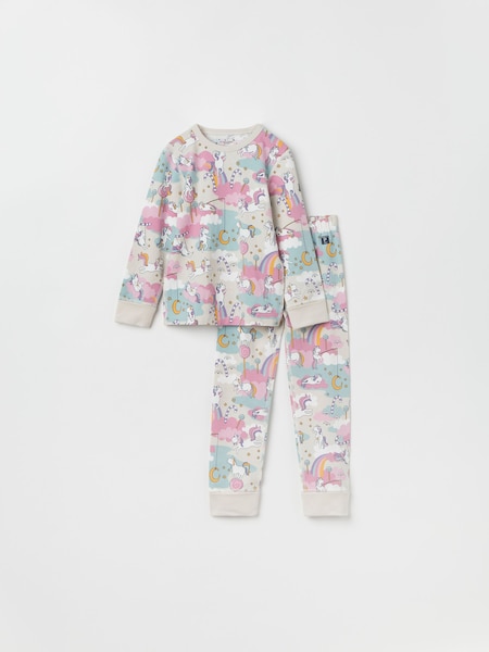 Polarn O. Pyret Purple Organic Cotton Car Print Pyjamas (E90114) | AED114