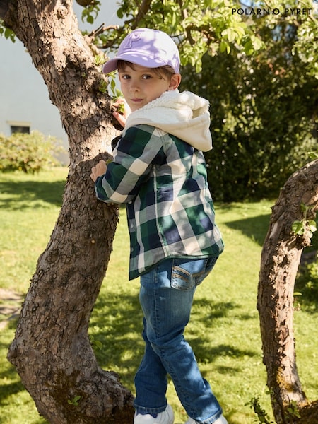 Polarn O. Pyret Fleece Lined Checked Shirt (E90116) | 208 LEI