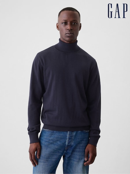 Laivasto Sininen - Gap Merino Turtle Neck Neulepusero (E90152) | €79