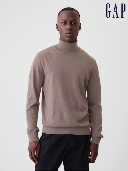 Gap Brown Merino Turtle Neck Jumper (E90153) | €72
