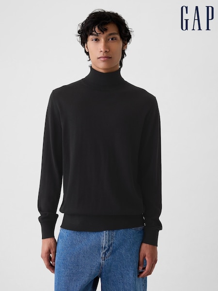 Gap Black Merino Turtle Neck Jumper (E90154) | €72