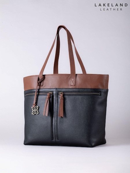 Lakeland Leather Black Beetham Tote Bag (E90218) | €102