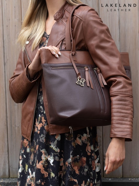 Lakeland Leather Brown Beetham Tote Bag (E90224) | ₪402