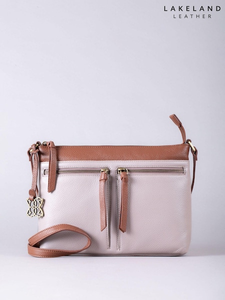 Lakeland Leather Espresso Beetham Cross-Body Bag (E90227) | $122