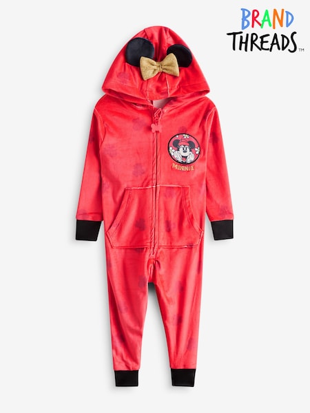 Brand Threads Red Girls Disney Minnie Mouse All-In-One (E90249) | €33