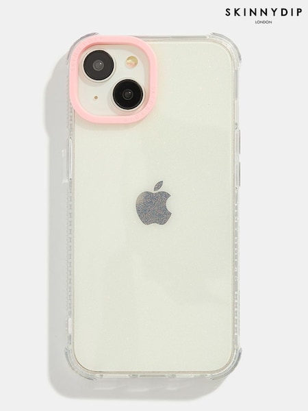 Skinnydip Pink Wildflower Thistle Shock iPhone CaseiPhone 15 Plus Case (E90289) | R$ 235