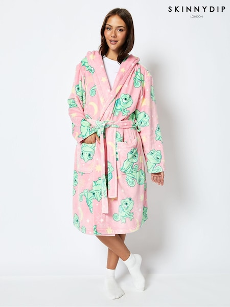 Skinnydip Pink Disney Pascal Print Dressing Gown (E90328) | 188 QAR