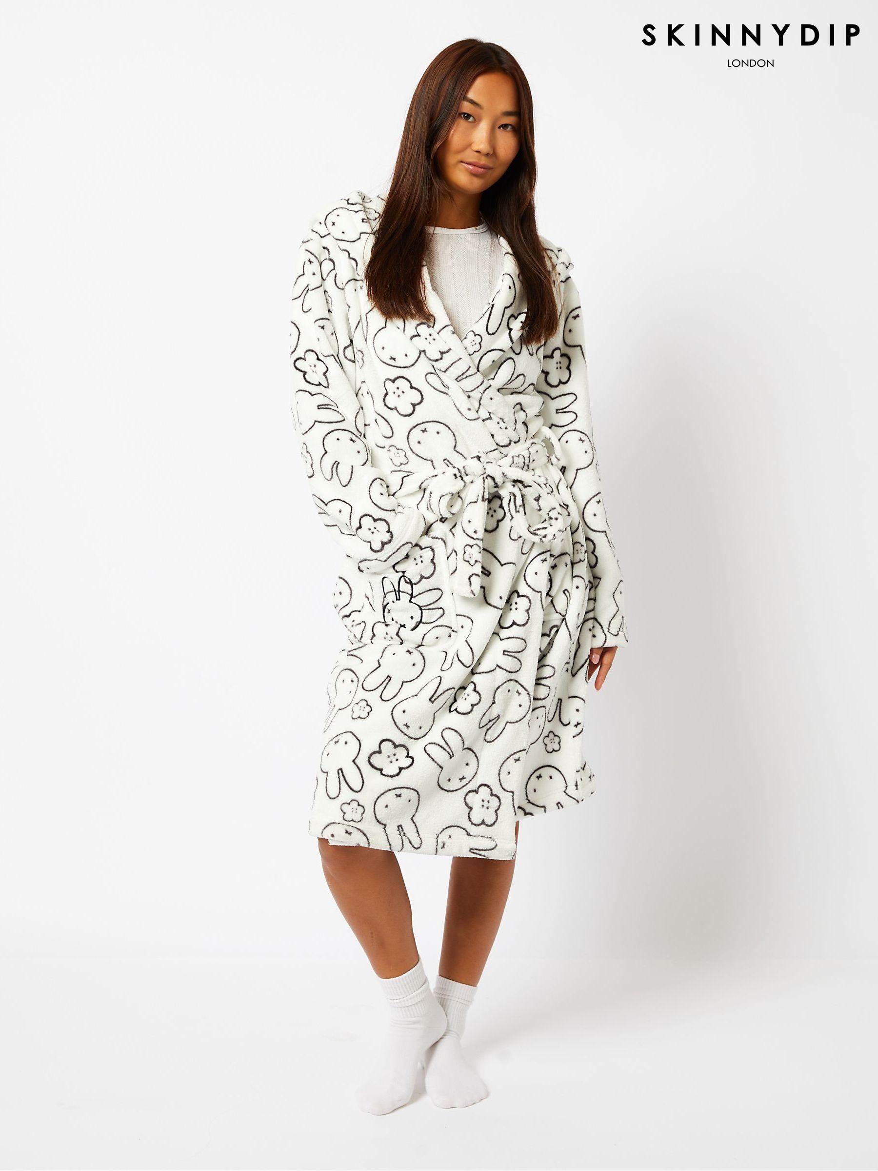Womens button up dressing gowns 2025