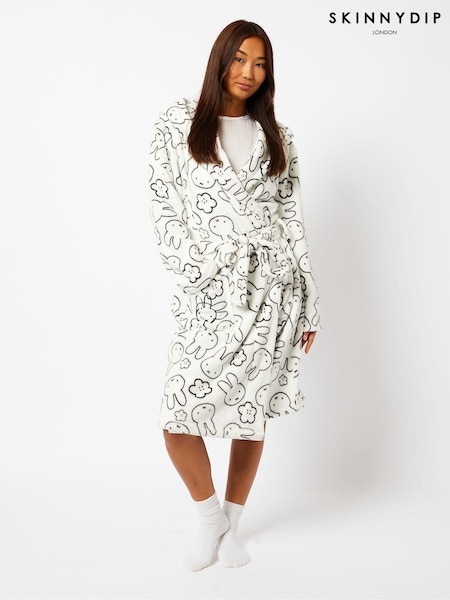 Miffy X Skinnydip Dressing Gown In White (E90352) | 54 €