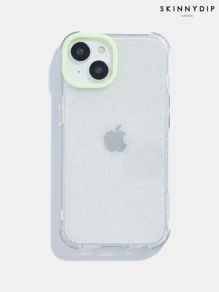Skinnydip Minimal Glitter Mint Shock iPhone 14 Pro Case Care Bears Rainbow (E90434) | €32