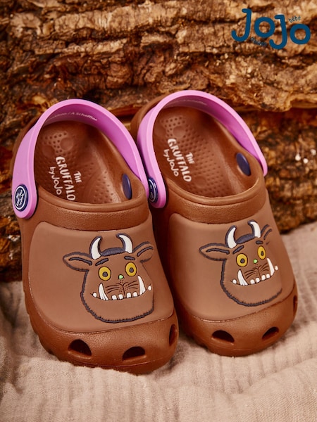 JoJo Maman Bébé Brown Gruffalo Clogs (E90496) | ₪91