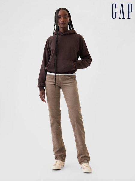 Gap Light Brown High Waisted Corduroy 90s Straight Trousers (E90551) | €31