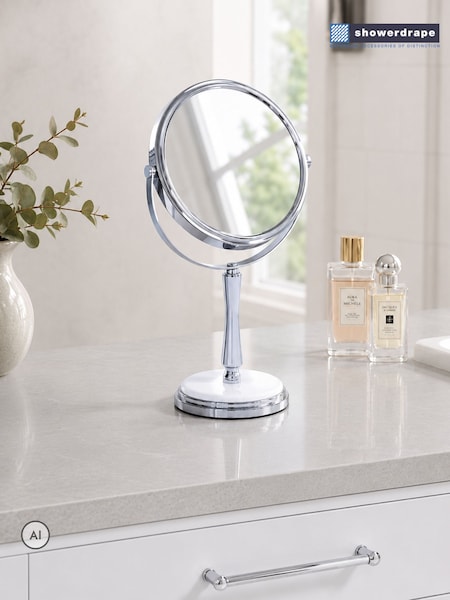 Showerdrape Opera 3x Magnifying Oval Vanity Mirror