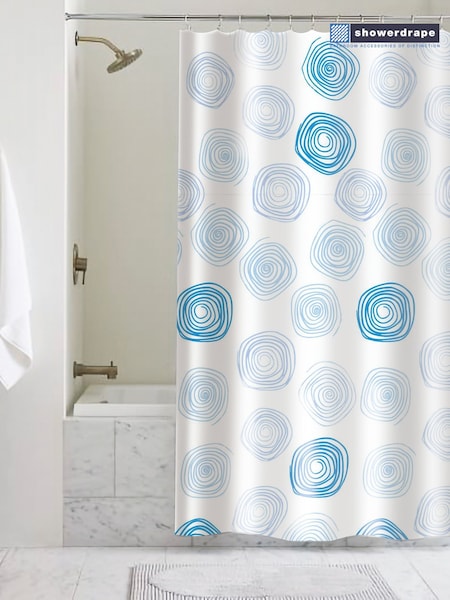 Showerdrape Contours Shower Curtain