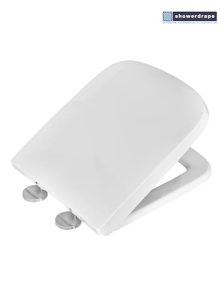 Showerdrape Malaga Square Soft Close Quick Release Adjustable Toilet Seat