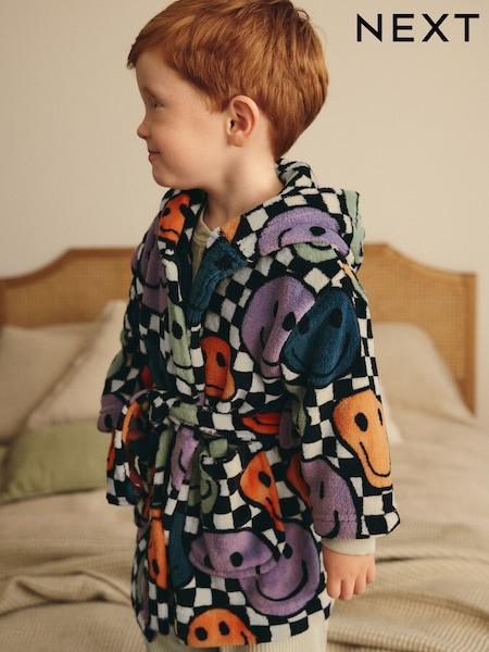 Multi shakkilauta Happy Face - Fleece Robe (9mths-10yrs) (E90763) | €23 - €29