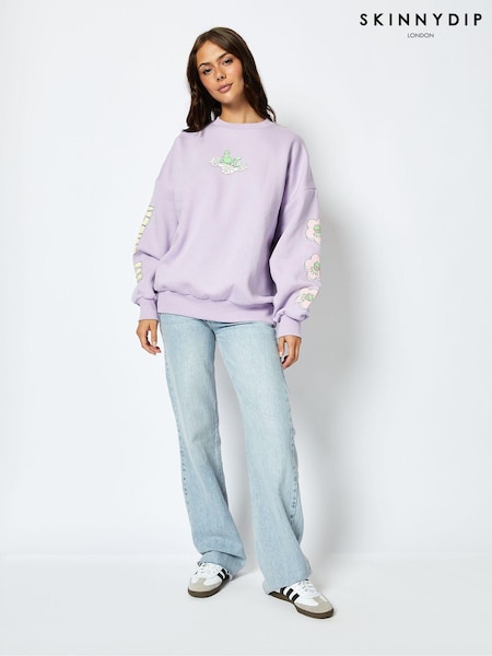 Disney Kermit The Frog Sweatshirt in Lilac (E90795) | €46
