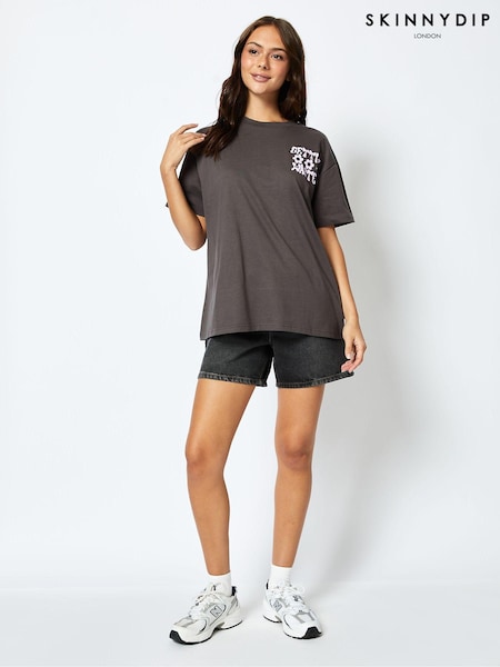 Getting Wasted T-Shirt in Charcoal (E90829) | $51