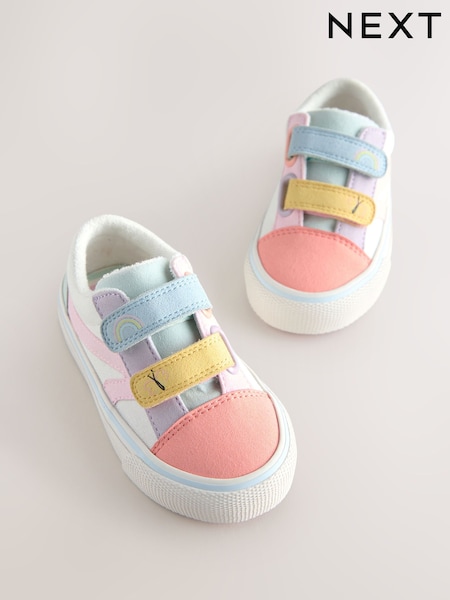 Colour block multicolor - Touch Fasten Strap Printed Trainers (E91377) | 25 € - 28 €