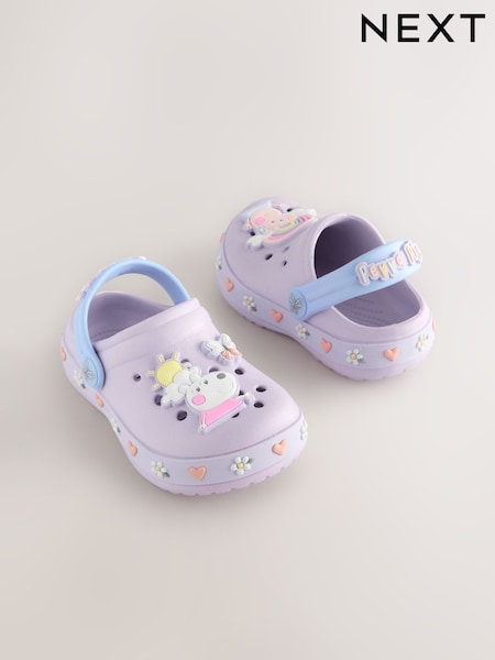 Lilac Purple Peppa Pig License Clogs (E91497) | €21 - €23