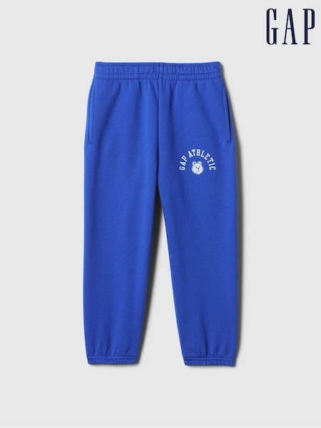 Gap Blue Vintage Athletic Logo Fleece-Lined Joggers (6mths-5yrs) (E91554) | €20