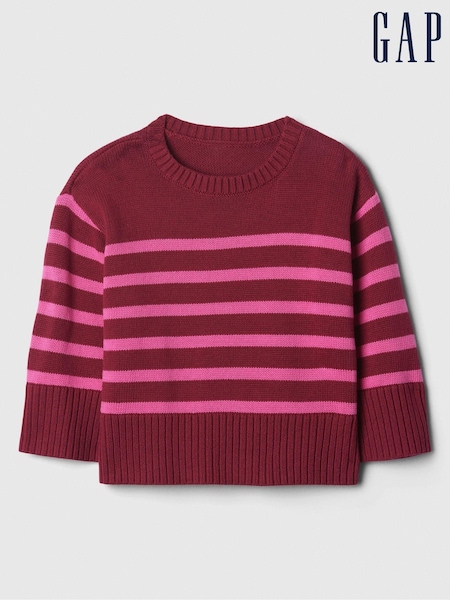 Gap Pink Knit Crew Neck Jumper (E91585) | €10.50