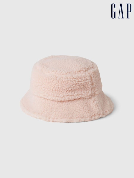 Gap Pink Kids Sherpa Bucket Hat (4-10yrs) (E91802) | €21