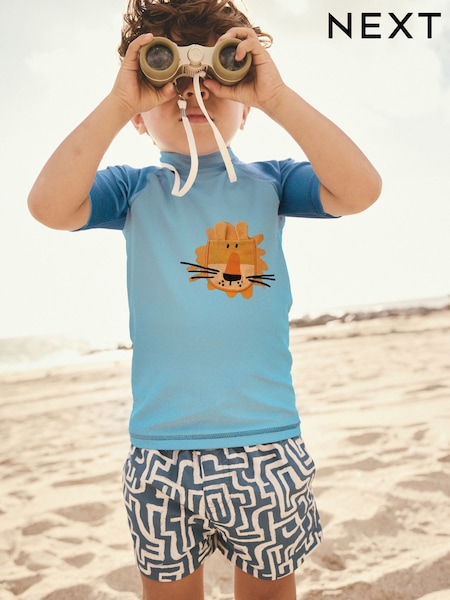 Blue Lion Rash Vest and Shorts Set (3mths-7yrs) (E91829) | R$ 135 - R$ 175