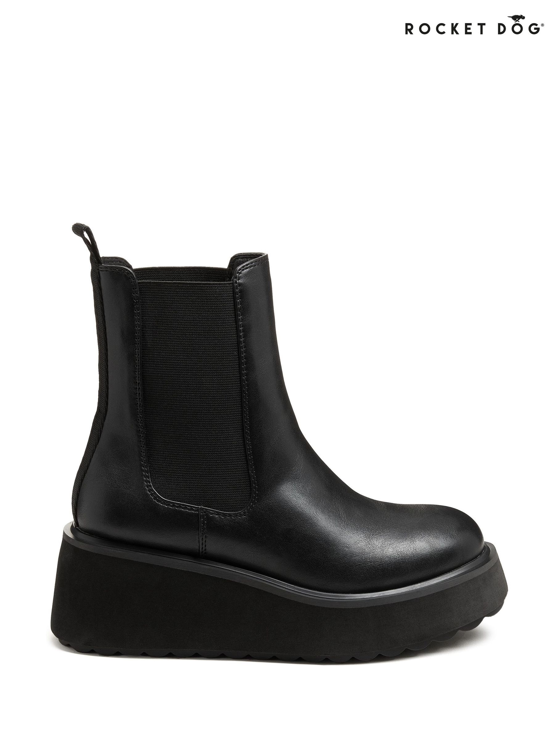 Rocket dog black ankle boots hotsell