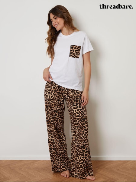 Threadbare 100% Cotton Short Sleeve Pyjamas Set (E91938) | ‏59 ر.ق.