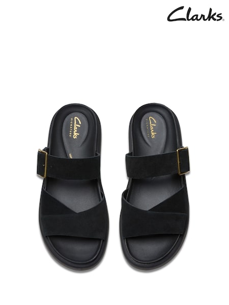 Schwarz - Clarks Sde Aristella Mule Sandals (E91999) | 107 €