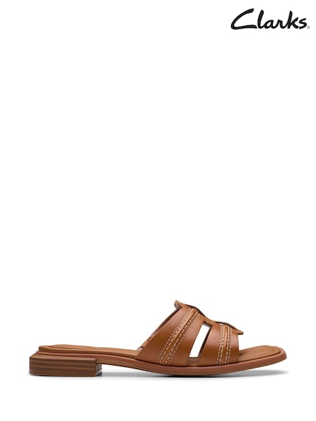 Maro - Sandale tip sabot din piele Clarks Ariany (E92023) | 484 LEI