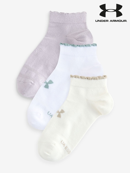 Under Armour Grey Essential Low Cut Socks 3 Pack (E92109) | €17.50