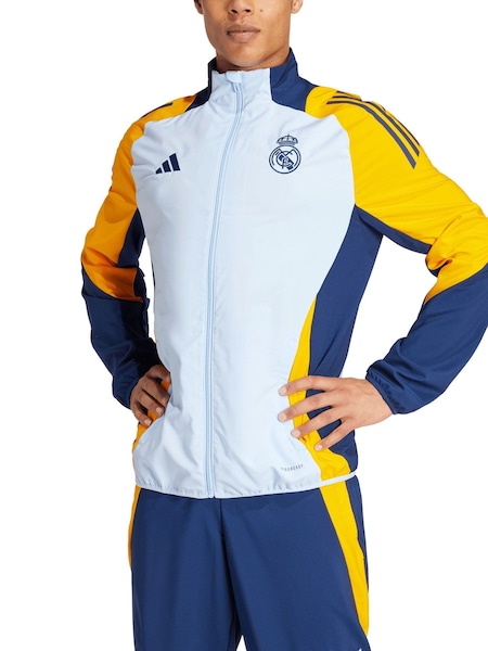 adidas Blue Real Madrid Training Presentation Jacket (E92186) | R$ 740
