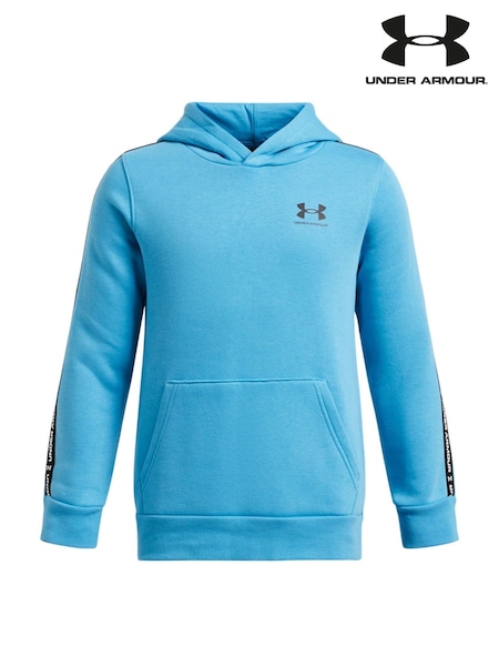 Under Armour Blue Icon Taped Fleece Hoodie (E92202) | €63