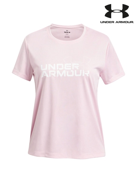 Under Armour Pink Tech Twist Logo Short Sleeve T-Shirt (E92205) | 1,322 UAH