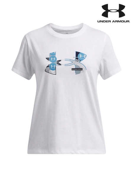 Under Armour White Short Sleeve Big Logo T-Shirt (E92258) | 1,081 UAH