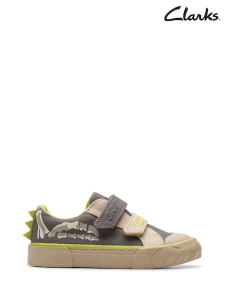 Clarks Toddler Foxing Stomp Canvas Trainers (E92288) | € 37