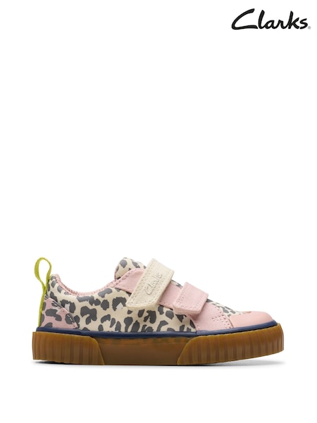 Clarks Foxing Vibe Toddler Canvas Shoes (E92292) | 209 LEI