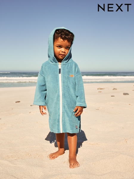 Blue Zip Through Towel (3mths-7yrs) (E92309) | €27 - €33