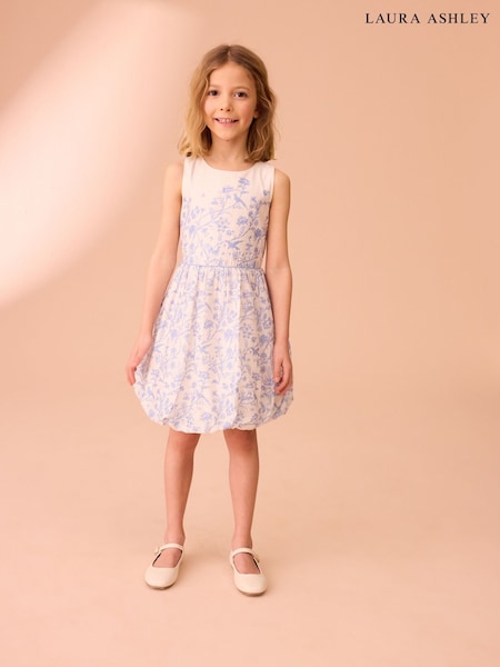Albastr/alb - Laura Ashley Floral tiv cu tiv Rochie (E92342) | 253 LEI - 283 LEI