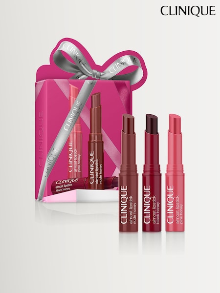 Clinique Almost Lipstick Honey Shades Makeup Gift Set (worth £47)
