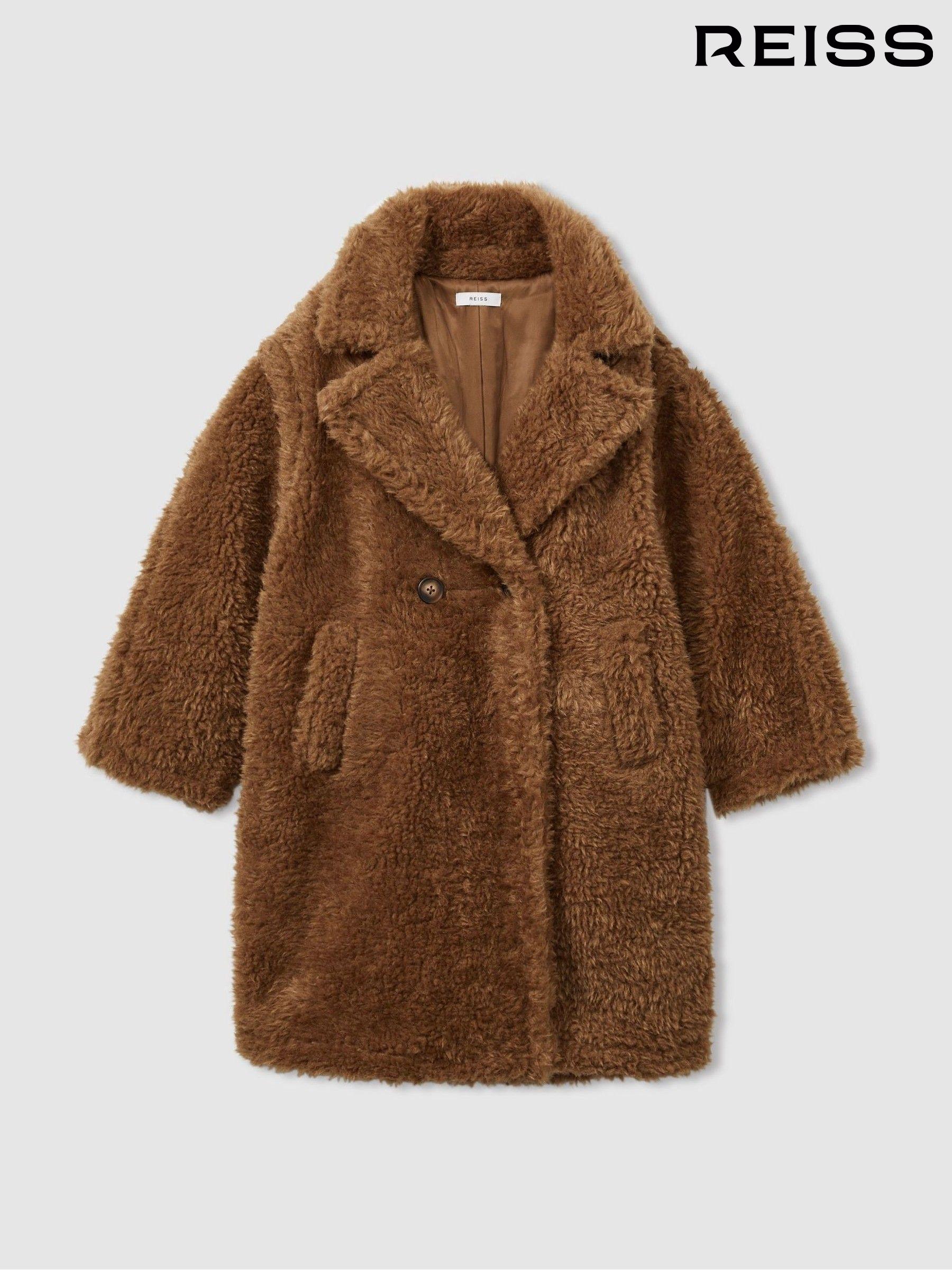 Girls teddy coat next new arrivals
